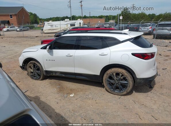 3GNKBKRS3MS502283 2021 CHEVROLET BLAZER Белый Панорамный вид салона 360°