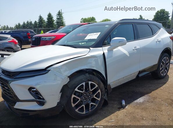 3GNKBKRS3PS126267 2023 CHEVROLET BLAZER White Вид спереду