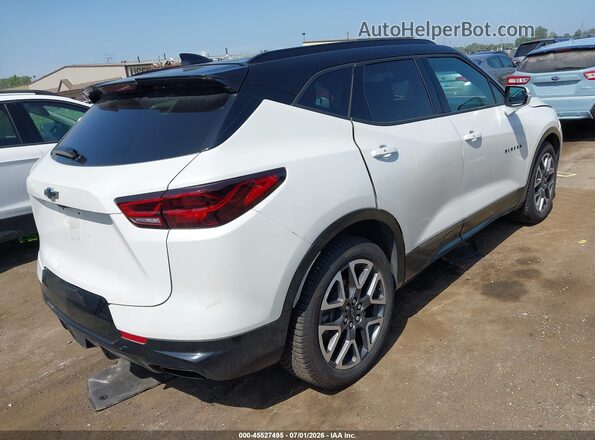 3GNKBKRS3PS126267 2023 CHEVROLET BLAZER White Задня права чверть
