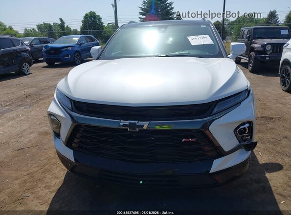 3GNKBKRS3PS126267 2023 CHEVROLET BLAZER White Вид щитка приладів