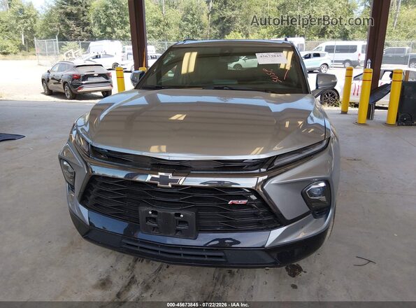 3GNKBKRS3SS122244 2025 CHEVROLET BLAZER Blue Вид задньої частини салону