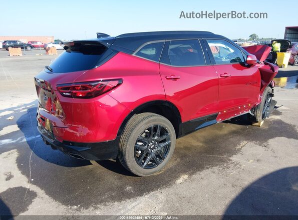 3GNKBKRS3SS271480 2025 CHEVROLET BLAZER Red Tył prawy