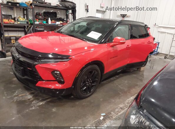 3GNKBKRS3TS139711 2026 CHEVROLET BLAZER Red Front left