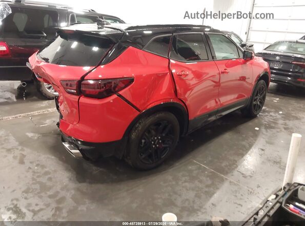 3GNKBKRS3TS139711 2026 CHEVROLET BLAZER Red Rear right