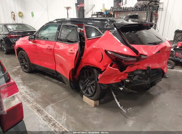 3GNKBKRS3TS139711 2026 CHEVROLET BLAZER Red Rear left
