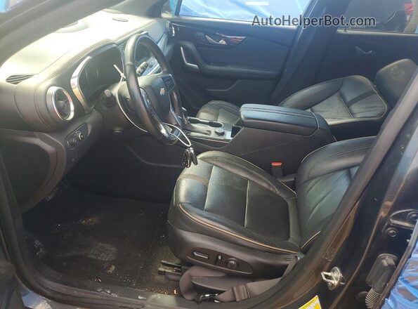 3GNKBKRS4KS643313 2019 CHEVROLET BLAZER Charcoal Вид салону спереду