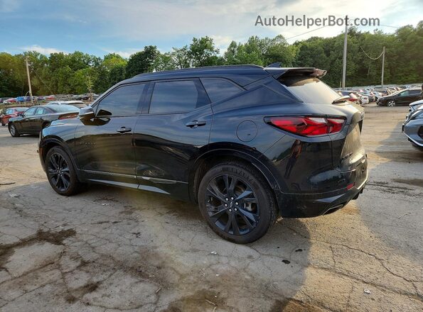 3GNKBKRS4NS225516 2022 CHEVROLET BLAZER Black Rear left