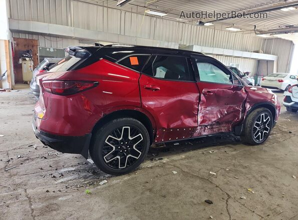 3GNKBKRS4PS153610 2023 CHEVROLET BLAZER Красный Задняя правая четверть