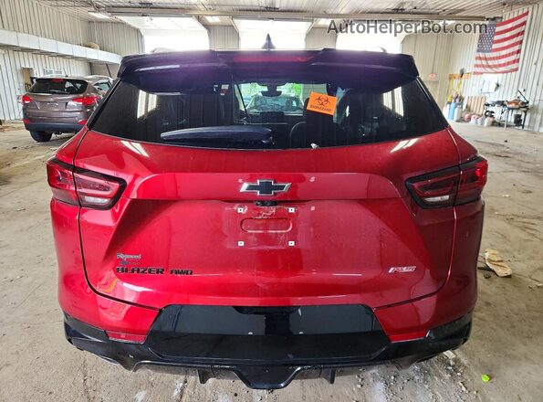 3GNKBKRS4PS153610 2023 CHEVROLET BLAZER Красный Вид сзади