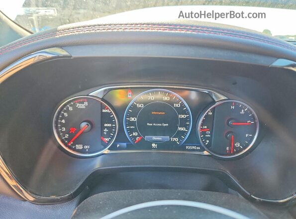 3GNKBKRS5MS548584 2021 CHEVROLET BLAZER Black Instrument cluster view