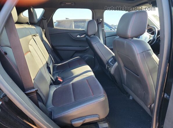 3GNKBKRS5MS548584 2021 CHEVROLET BLAZER Black Rear seats view
