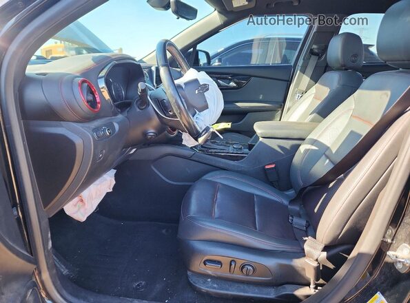 3GNKBKRS5MS548584 2021 CHEVROLET BLAZER Black Front interior view