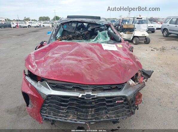 3GNKBKRS5NS143357 2022 CHEVROLET BLAZER Red Vista del cuadro de instrumentos