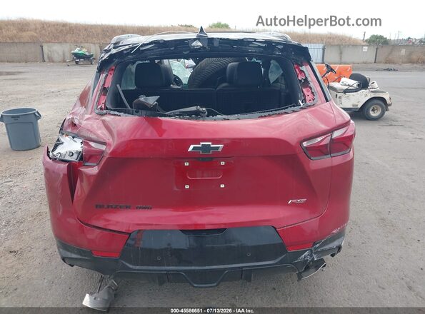 3GNKBKRS5NS143357 2022 CHEVROLET BLAZER Red 
