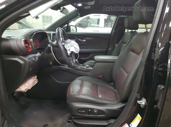 3GNKBKRS6LS723746 2020 CHEVROLET BLAZER Black Widok wnętrza z przodu
