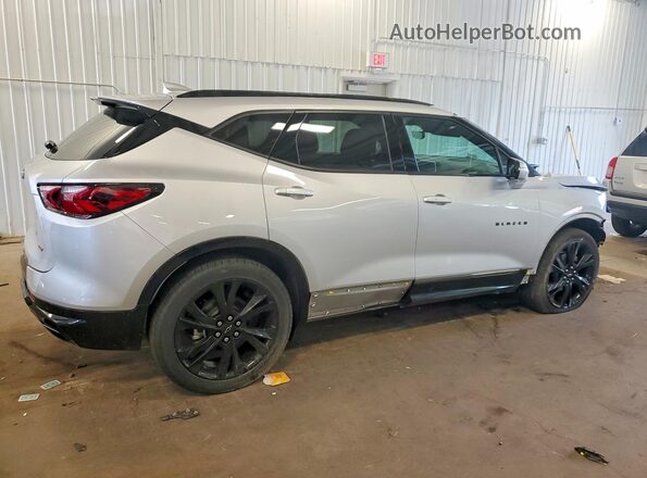 3GNKBKRS6MS506117 2021 CHEVROLET BLAZER Silver Tył prawy