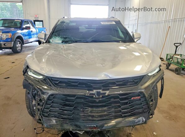 3GNKBKRS6MS506117 2021 CHEVROLET BLAZER Silver Widok z przodu