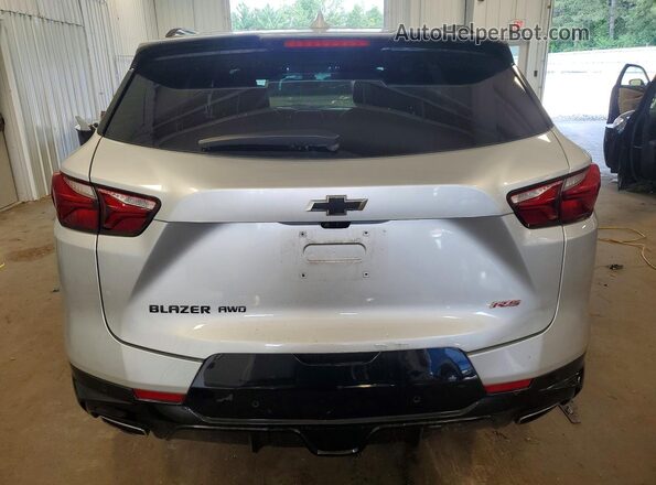 3GNKBKRS6MS506117 2021 CHEVROLET BLAZER Silver Widok z tyłu