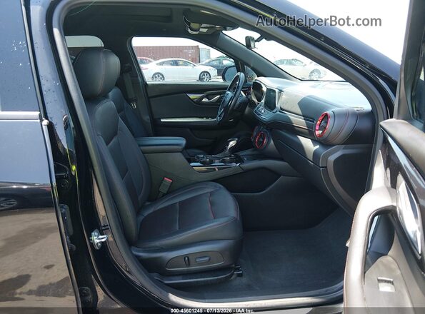 3GNKBKRS6MS587362 2021 CHEVROLET BLAZER Черный Вид салона спереди