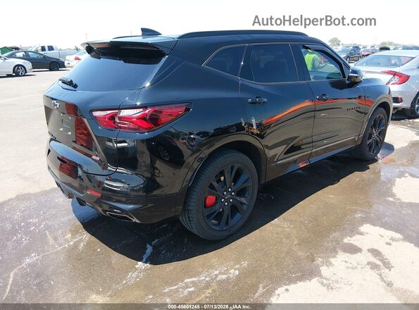 3GNKBKRS6MS587362 2021 CHEVROLET BLAZER Черный Задняя правая четверть