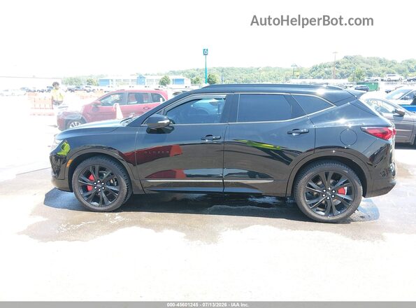 3GNKBKRS6MS587362 2021 CHEVROLET BLAZER Черный Панорамный вид салона 360°