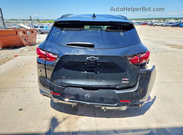 3GNKBKRS6NS229065 2022 CHEVROLET BLAZER Black Vista trasera