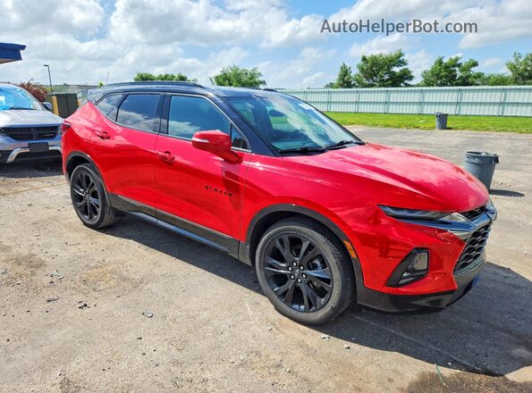 3GNKBKRS6NS230068 2022 CHEVROLET BLAZER Red Delantero derecho