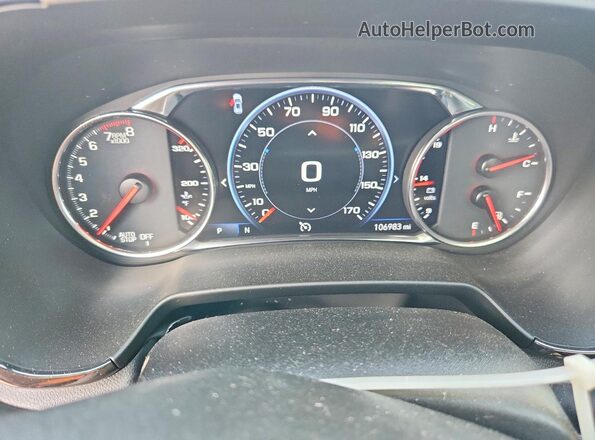 3GNKBKRS6NS230068 2022 CHEVROLET BLAZER Red Vista del cuadro de instrumentos