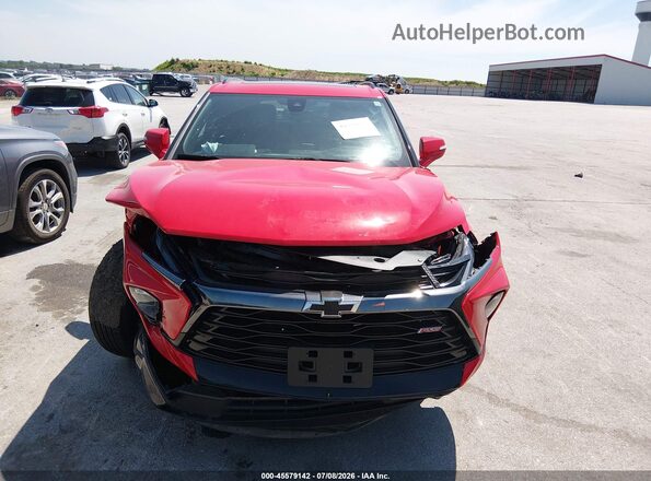 3GNKBKRS6RS267742 2024 CHEVROLET BLAZER Red Vista del salpicadero