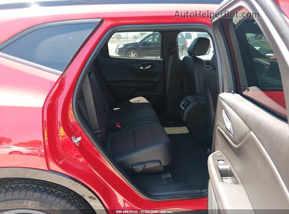 3GNKBKRS6RS267742 2024 CHEVROLET BLAZER Red Vista de la etiqueta del VIN