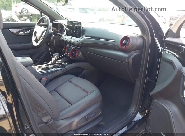 3GNKBKRS6SS266838 2025 CHEVROLET BLAZER Black Widok wnętrza z przodu