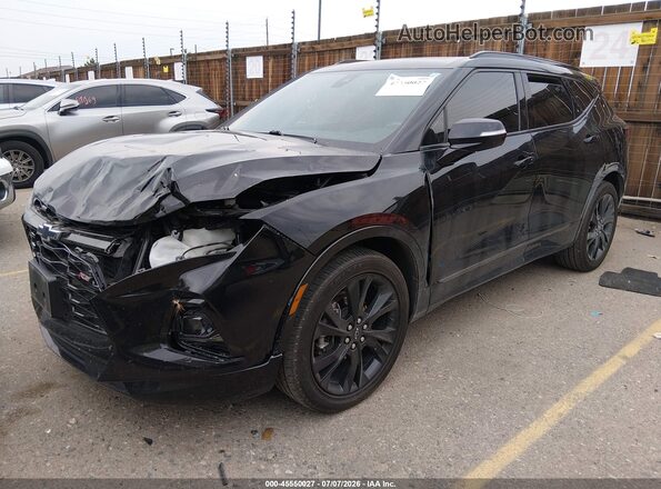 3GNKBKRS7MS547548 2021 CHEVROLET BLAZER Black Front left