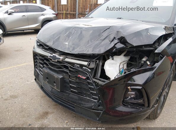 3GNKBKRS7MS547548 2021 CHEVROLET BLAZER Black Front view