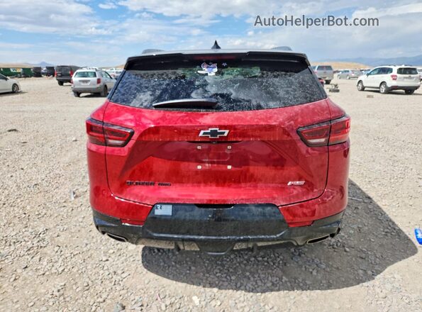 3GNKBKRS7PS148353 2023 CHEVROLET BLAZER Red Вид ззаду
