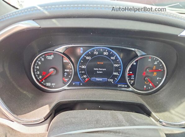 3GNKBKRS7PS148353 2023 CHEVROLET BLAZER Red Вид щитка приладів