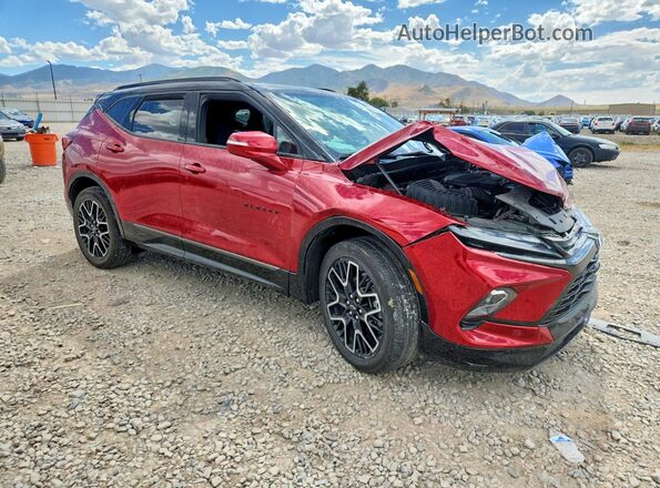 3GNKBKRS7PS148353 2023 CHEVROLET BLAZER Red Передня права чверть