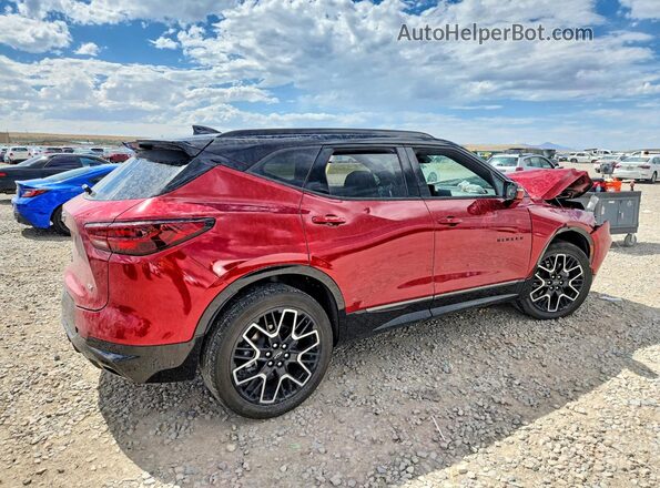 3GNKBKRS7PS148353 2023 CHEVROLET BLAZER Red Задня права чверть