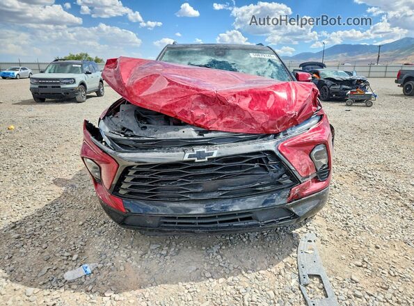 3GNKBKRS7PS148353 2023 CHEVROLET BLAZER Red Вид спереду