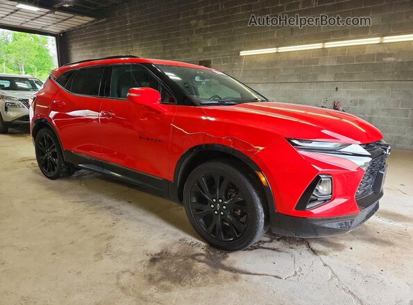 3GNKBKRS8MS524506 2021 CHEVROLET BLAZER Red Delantero derecho