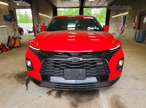 3GNKBKRS8MS524506 2021 CHEVROLET BLAZER Red Vista frontal