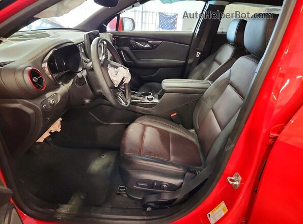 3GNKBKRS8SS124216 2025 CHEVROLET BLAZER Red Սալոնի դիմացի տեսք