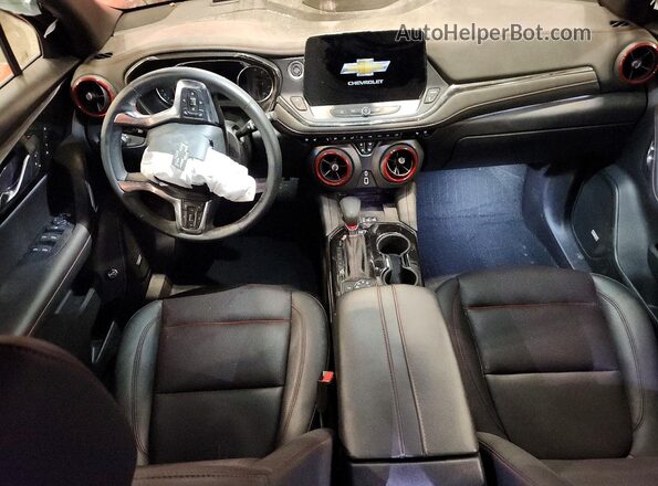 3GNKBKRS8SS124216 2025 CHEVROLET BLAZER Red Առջևի վահանակի տեսք
