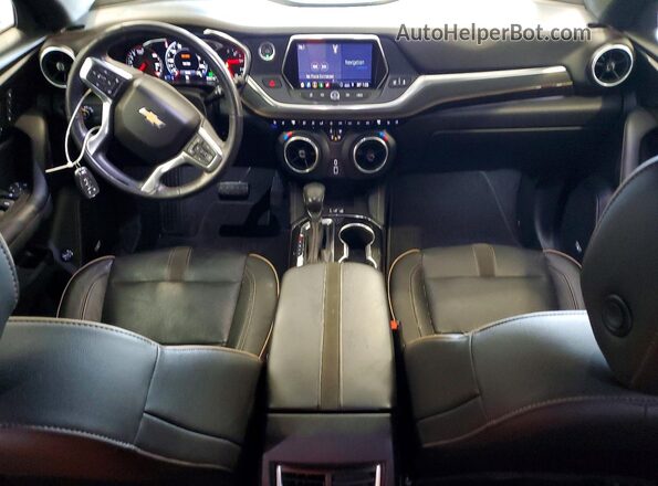 3GNKBKRS9KS694760 2019 CHEVROLET BLAZER Charcoal Vista del salpicadero
