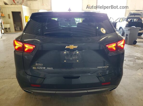 3GNKBKRS9KS694760 2019 CHEVROLET BLAZER Charcoal Vista trasera
