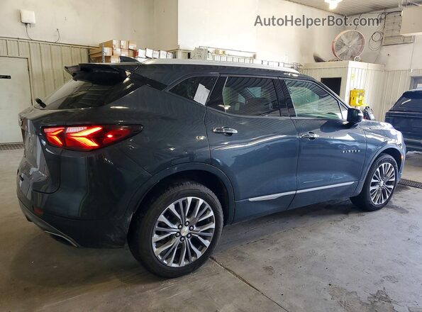 3GNKBKRS9KS694760 2019 CHEVROLET BLAZER Charcoal Trasero derecho
