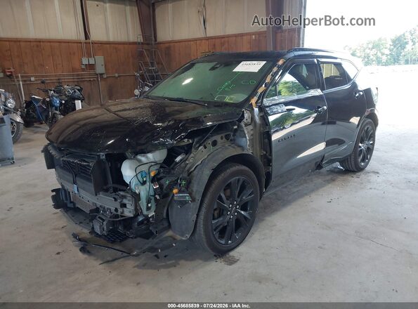 3GNKBKRS9MS500120 2021 CHEVROLET BLAZER Black Front left