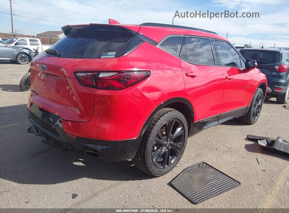 3GNKBKRS9MS585041 2021 CHEVROLET BLAZER Red Tył prawy