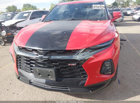 3GNKBKRS9MS585041 2021 CHEVROLET BLAZER Red Widok zestawu wskaźników
