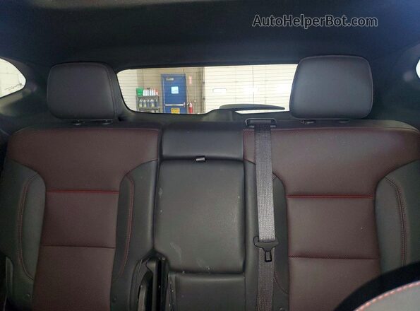 3GNKBKRS9NS145368 2022 CHEVROLET BLAZER Red Vista de los asientos traseros