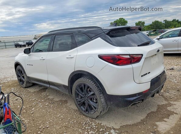 3GNKBKRS9NS219386 2022 CHEVROLET BLAZER White უკანა მარცხენა